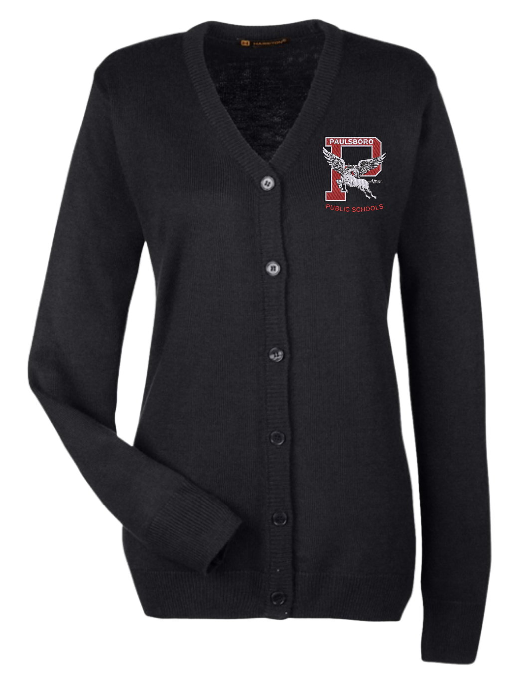 Harriton Women's Pilbloc V-Neck Button Cardigan Sweater