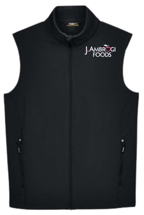 Core365 Men's Cruise Two-Layer Fleece Bonded Soft Shell Vest