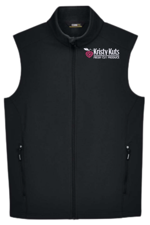 Core365 Men's Cruise Two-Layer Fleece Bonded Soft Shell Vest