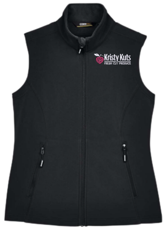 CORE365 Women's Cruise Two-Layer Fleece Bonded Soft Shell Vest